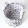 Storage basket with handles "Geometry", 20 × 20 × 17 cm, color gray color