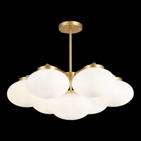 Suspended chandelier ST LUCE. SL1503.203.07. Modica. 7x40 watts, E27, 77x77x61.4 cm, golden color-1