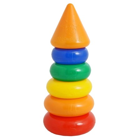 Pyramid, 5 rings with a cone-3