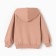 Sweatshirt for girls pile, beige color, height 116