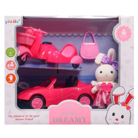 Set with a pet "animals. Automobile"-14