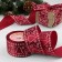 Satin tape "Deer", 50 mm, 23 ± 1 m, color red No. 33