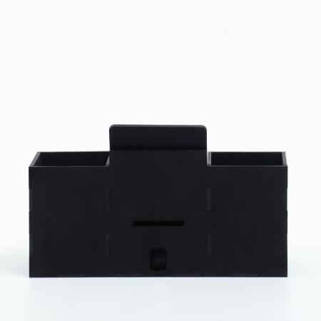 Organizer for the office with a stand for the phone "Do not wait for a miracle" 23x7x14 cm-4