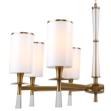 Suspended chandelier Leader 8x14 40w, size 80x80x64-99.5 cm, bronze color-2