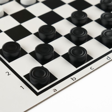 Checkers "Russian and international", field 20 x 20 cm-3
