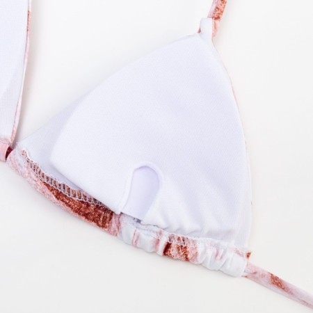 Swimsuit female separate minku cream color, size 48-9