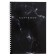 Notebook A5, 80 sheets in a cage on the crest of Calligrata "Marble on black", cover 7BC, offset block