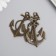 Decor for creativity Metal "Anchor" Bronze 5.5x4 cm