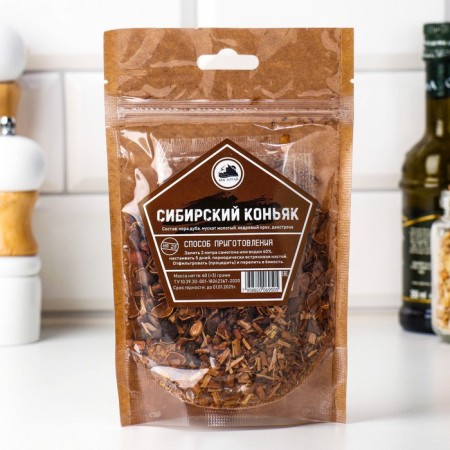 A set of herbs and spices for the preparation of tincture "Siberian cognac"