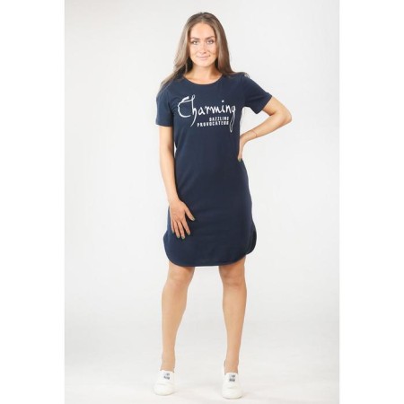 Women's tunic Charming, size 54, dark blue color