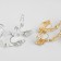 Clips "Grace" heart voluminous, color mix