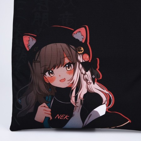 Bag Schoper "Anime Girl", 35x0.5x40 cm, Department without lightning, without lining, black-3