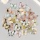 PVC stickers "Friday butterflies" set 40 pcs 8x7 cm