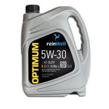 Motor oil Reinwell 5W-30 A3/B4, HC-synthetic, 4 liters