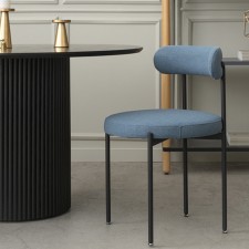 Loter chair, 510 × 510 × 770 mm, Builder, Dark blue color