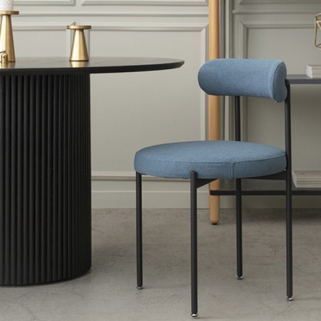 Loter chair, 510 × 510 × 770 mm, Builder, Dark blue color