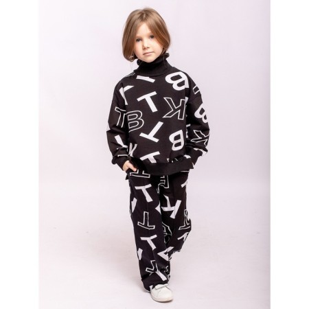 Sweater Children's Batik, height 122 cm, black color-1