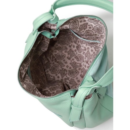 Bag women, genuine leather, 345x265x125 cm, mint-4