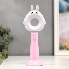 Table lamp with AKB 16219/1 16XLED 4W 3000/6000K USB pink 7.8x9.5x24 cm Risalux