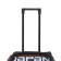Lightning suit 19 ", road bag, black color