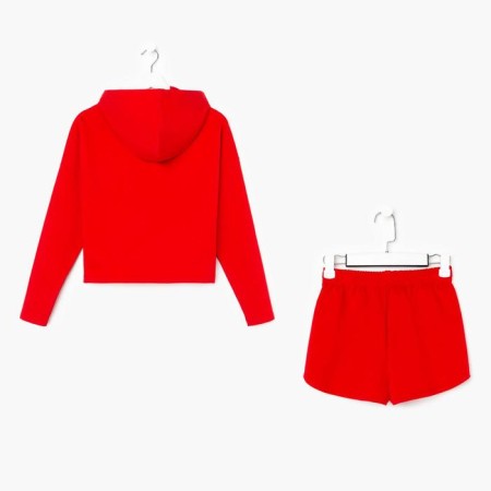 Women's costume (sweatshirt and shorts) Mist, p. 40-42, red-8