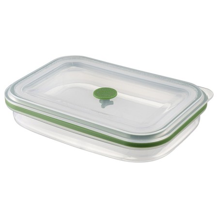 Silikobox transportation and storage container, silicone, folding, 1.2 l, green color-7