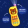 Musical phone “Funny Bear”, light effects, Russian voice acting, works from batteries