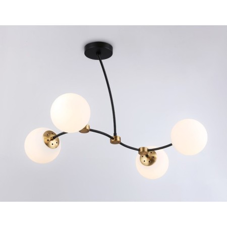 Suspended Ambrella Light, Modern, TR2544, 4HE27, Black Color, Bronze-3