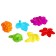 Porter "Chamomile" with tweezers, multi -colored figures, according to the Montessori methodology