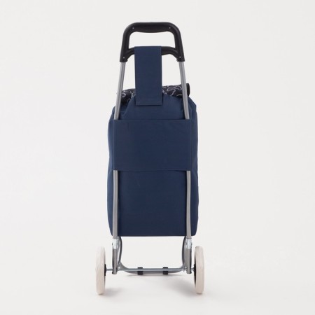 Household bag on a cart on a cord, the color is blue-2
