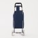Household bag on a cart on a cord, the color is blue