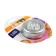 LED luminaire in a car, 3 led, chrome
