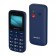 Cell phone Maxvi B100ds, 1.77 ", 1.3MP, Microsd, 2SIM, FM, SOS, Dok. Station, 1000 Mam, Blue