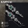 Clips "openwork" drops with curls, the color is white-idle in silver