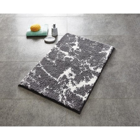 MARMOR bathroom mat, gray color, 60x90 cm-1