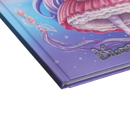 School diary for grades 1-11, 48 sheets "Alice", hard cover, selective pearl varnish, foil embossing, matte lamination, universal cheat sheet, block 65g/m2-2