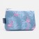Cosmetic bag on a lace, with a wallet, the color of a gray-blue