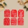 Schildik for a gift "Parcel from Santa Claus", set 6 pieces, 16 x 24 cm, new year