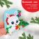 Maxi - puzzles toy for playing in the bathtub "New Year tree", 7 details, EVA