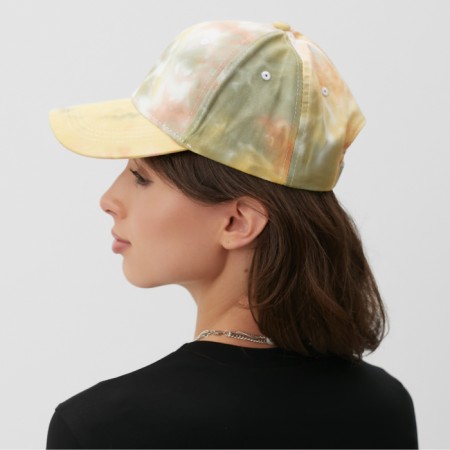 Women's cap Minaku "Tie-Dye", Orange color, rr 54-56-1