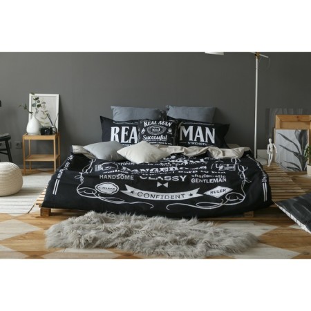 Bed linen "Ethel" 2 SP Real Man 175x215 cm, 200x220 cm, 50x70+3 cm - 2 pcs-11