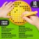 Tablet training "Magnetic drawing", 120 holes, yellow color