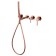 Bath mixer Abber Wasser Kreis AF8130RG, built -in, shower set