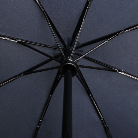 Automatic "plain" umbrella, 3 additions, 8 spokes, r = 51 cm, blue color-2