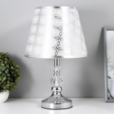 Dorothea table lamp E27 40W chrome 25x25x40 cm Risalux