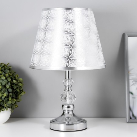 Dorothea table lamp E27 40W chrome 25x25x40 cm Risalux