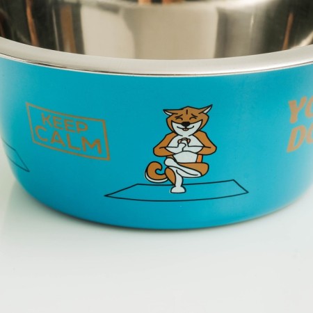 Standard Pijon. Yoga Dog, 450 ml, blue-5