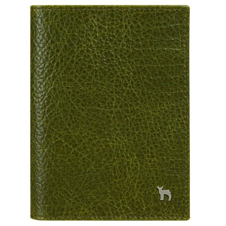 Cover for car documents, passport, cards, green color