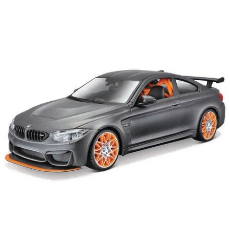 MASTO DIE-CAST BMW M4 GTS machine, with a screwdriver, 1:24, dark gray color