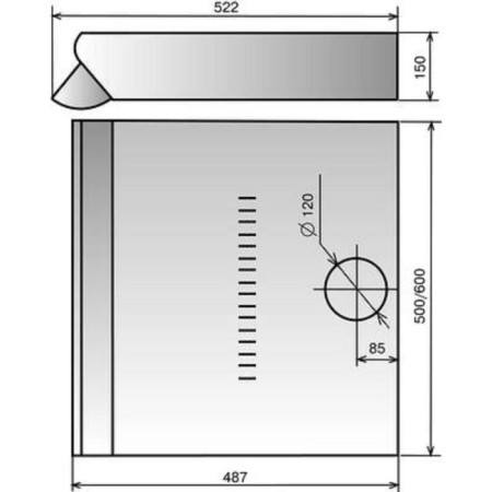 Exposure Elikor Davoline 50p-290-p3l, flat, 290 m3/h, 3 speeds, 50 cm, beige-1